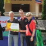 The chairman of the village, myself, Daniel and my mother - Aileen at the opening ceremony.